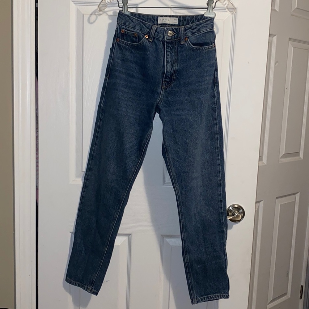 Topshop High Waisted Mom Jeans